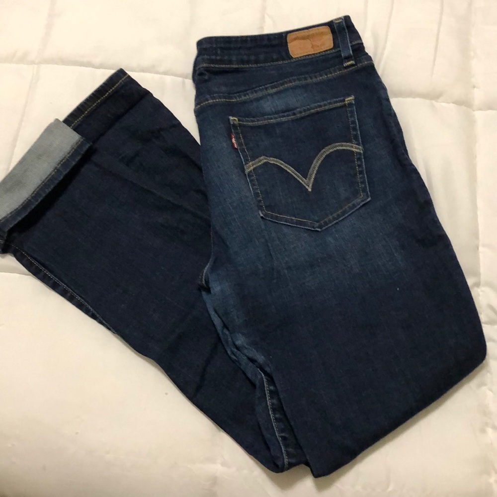 Levi’s mid rise skinny jeans